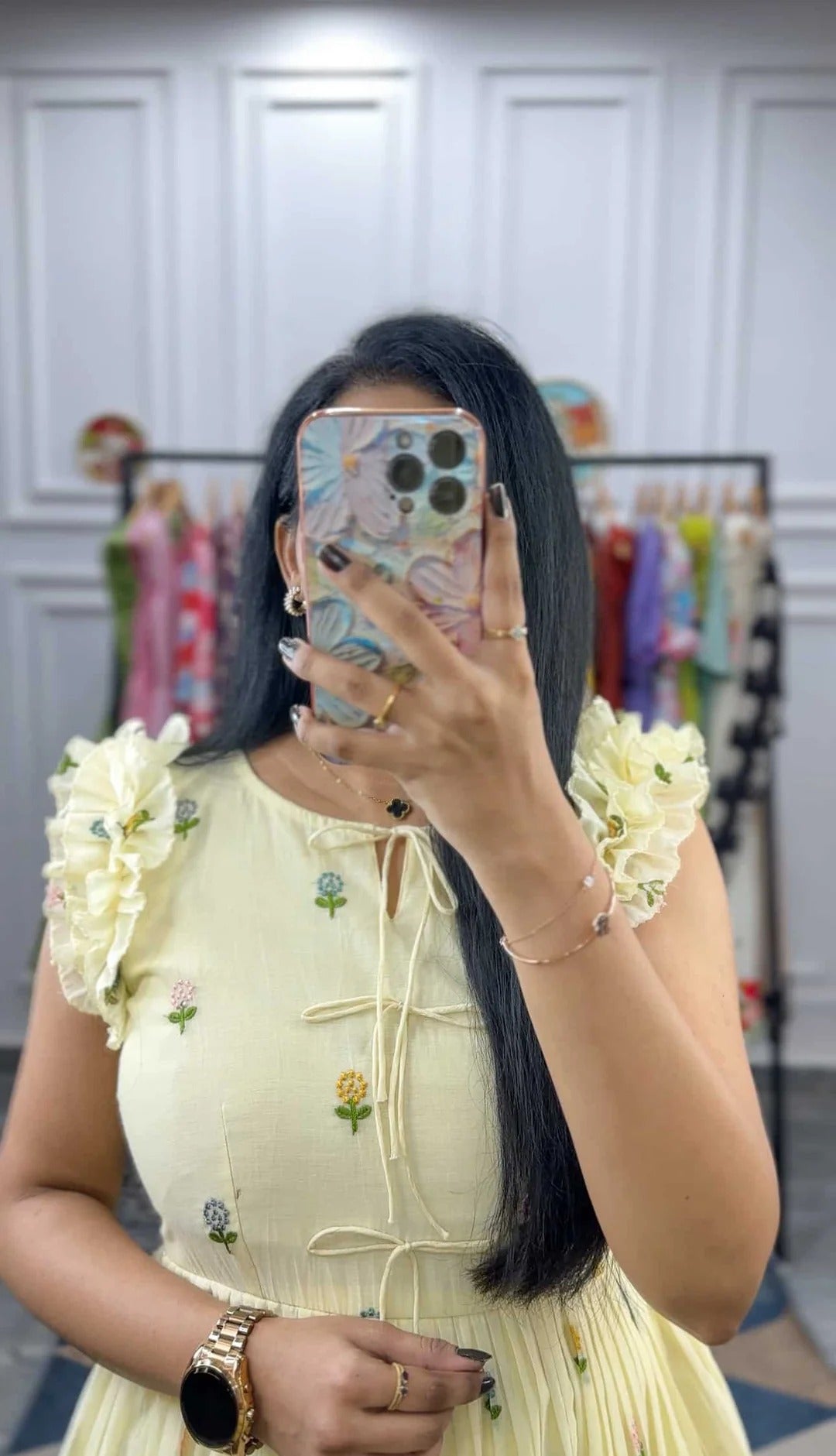 Phool (Mul Chanderi-Butter Yellow)