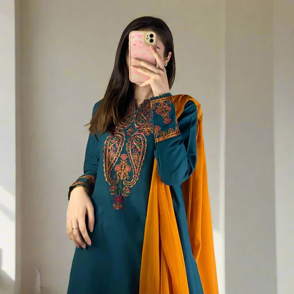 Zinc Embroidered Summer 3PC