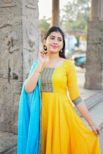 Aadhirai Pure cotton Anarkali