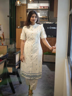 Classy Pure Cotton Coord With Diamond Butta Detailing