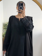 3 Piece - Slub Khaddar Black