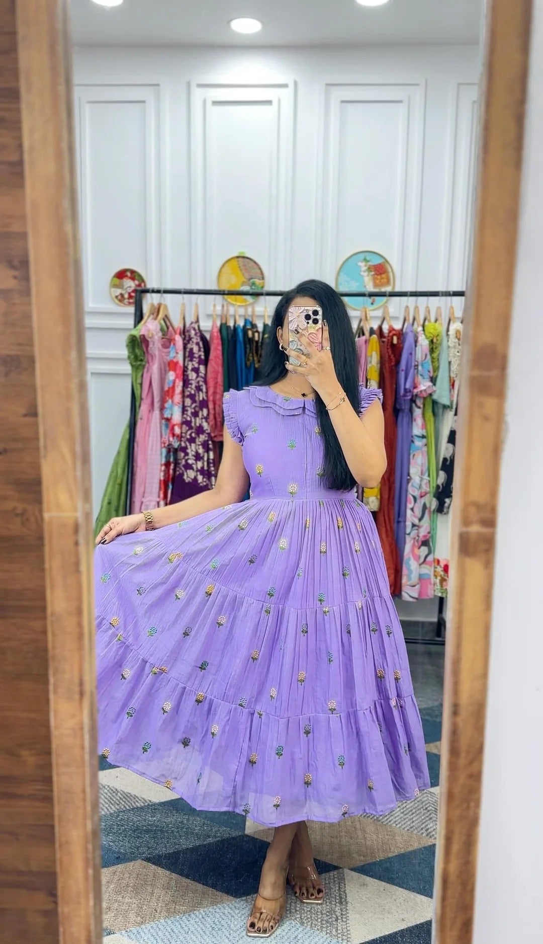 Phool (Mul Chanderi-Lavender)