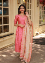 Pastel Poise Top & Dupatta Set