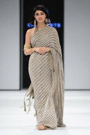 Grey Color Embroidery work One Piece Online Saree SY 5210