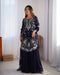 Alluring Blue Color Chikankari Anarkali Party Wear Dress
