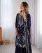 Alluring Blue Color Chikankari Anarkali Party Wear Dress
