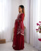 Admirable Maroon Color Designer Kurti N Sarara