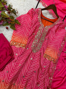 Multi Color Festival Wear Pure Cotton Salwar Suits For Girls