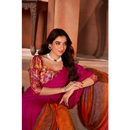 bandani saree with Designer work for women