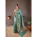 silk designer saree collection for floral woman