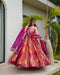 Attractive Multi Color Printed Gown For Girls